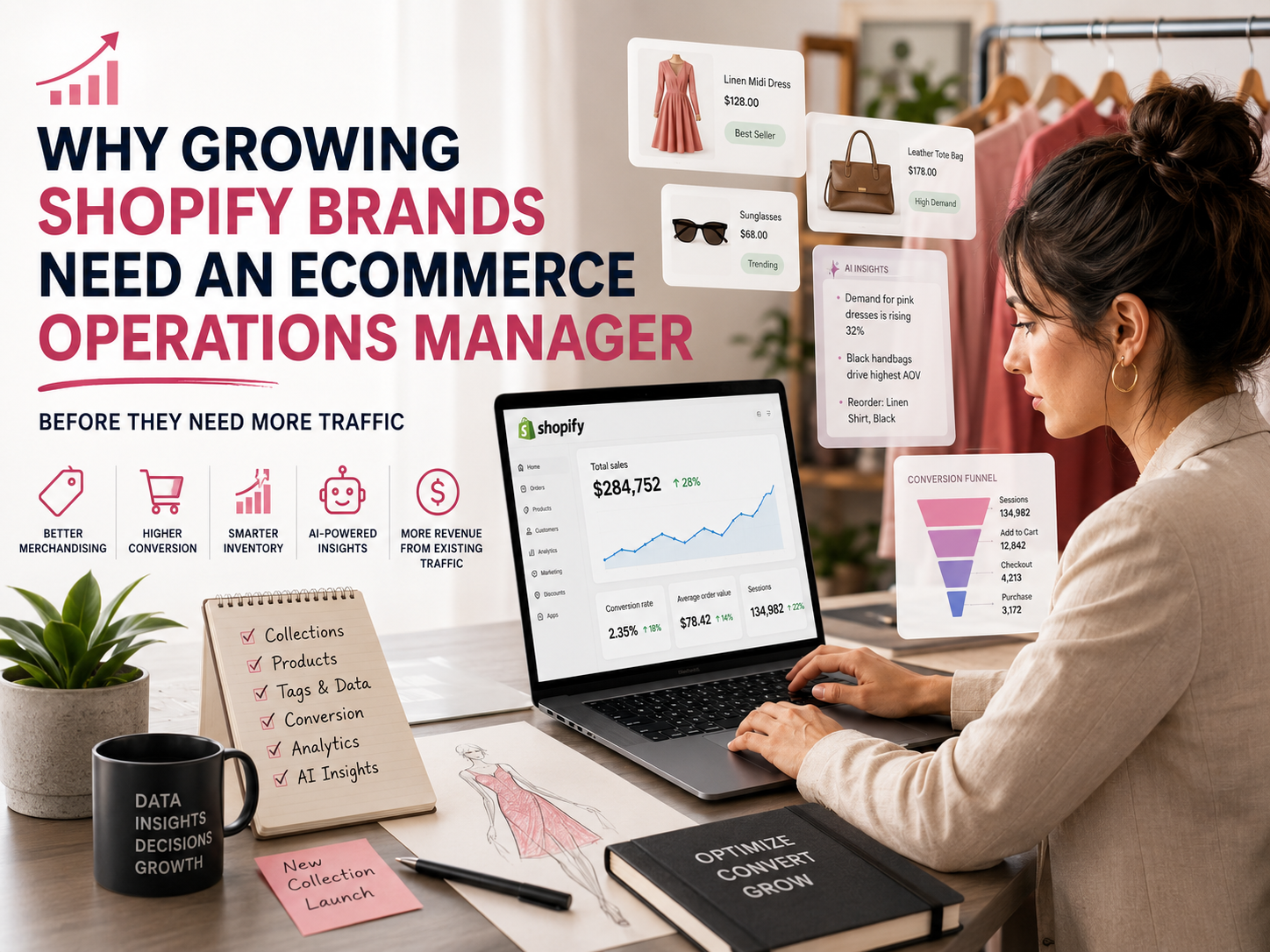 Why Growing Shopify Brands Need an Ecommerce Operations Manager Before They Need More Traffic